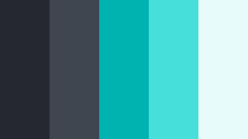 electric teal skyline stormy graphite color palette with hex codes