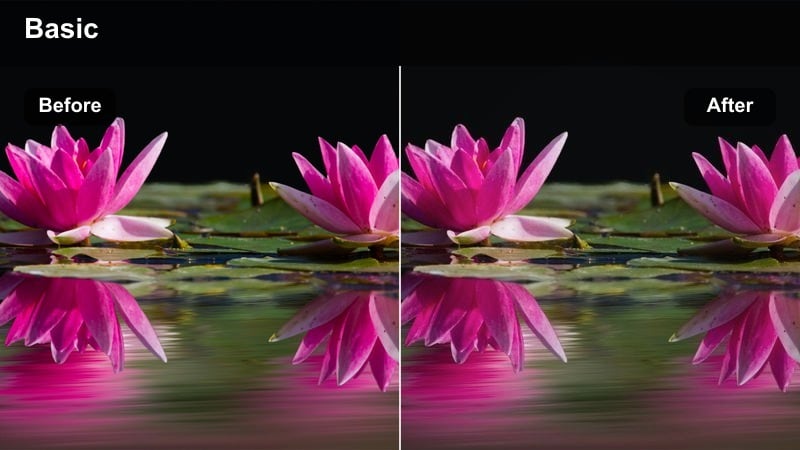 Two people standing in a cramped elevator with muted tones and dark corners.