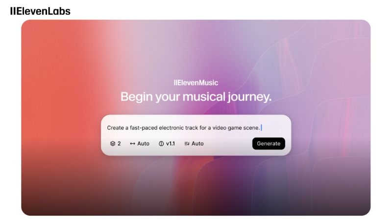 elevenlabs music generator eleven music