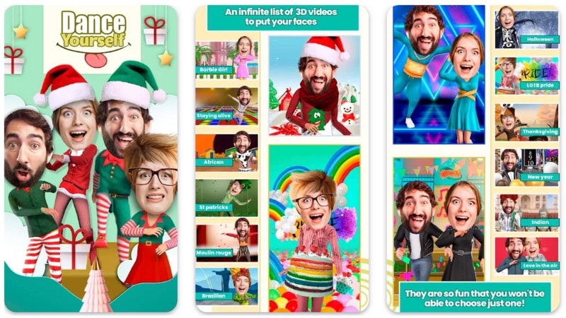 dance yourself christmas elf app