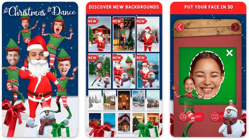 use the christmas dance elf app