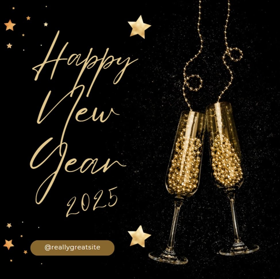 elegant new year wish 