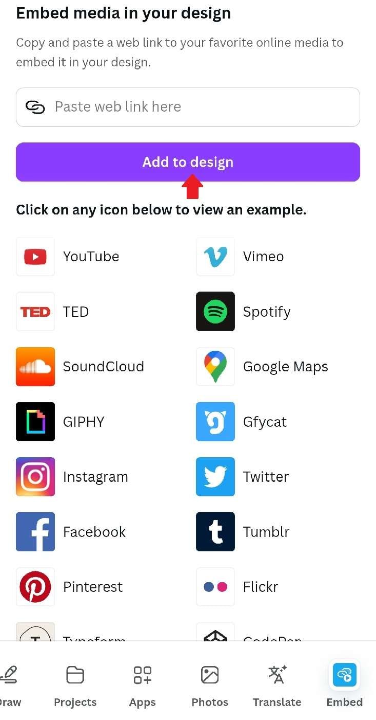 add media to design in canva