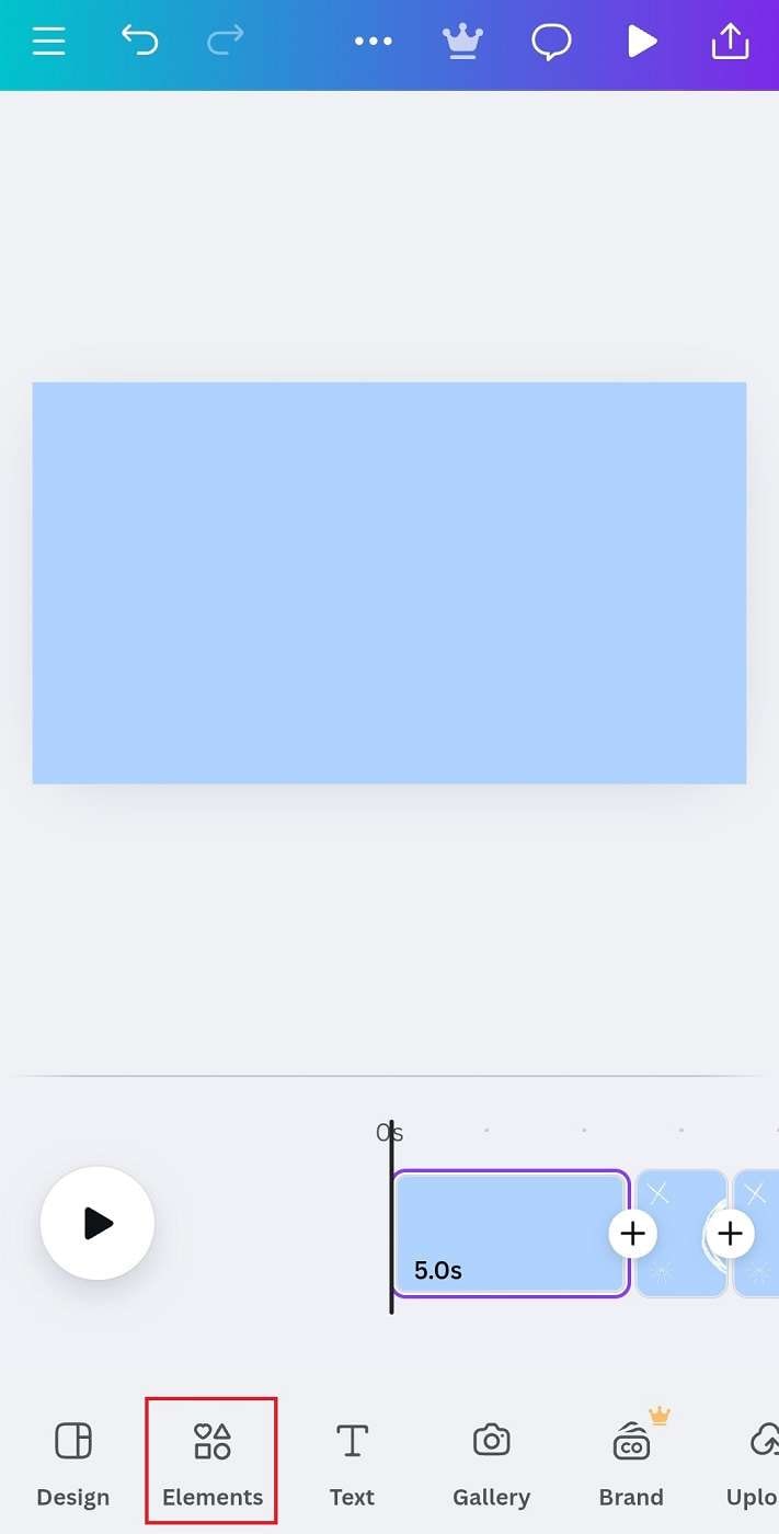 elements in canva for mobile