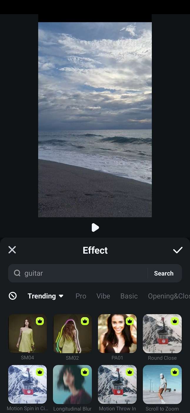 add video effect in filmora mobile