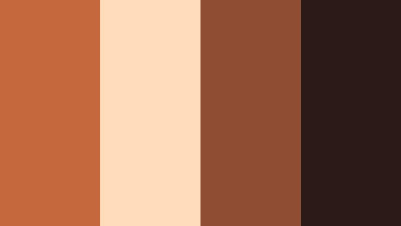 ember frame story copper glow color palette with hex codes