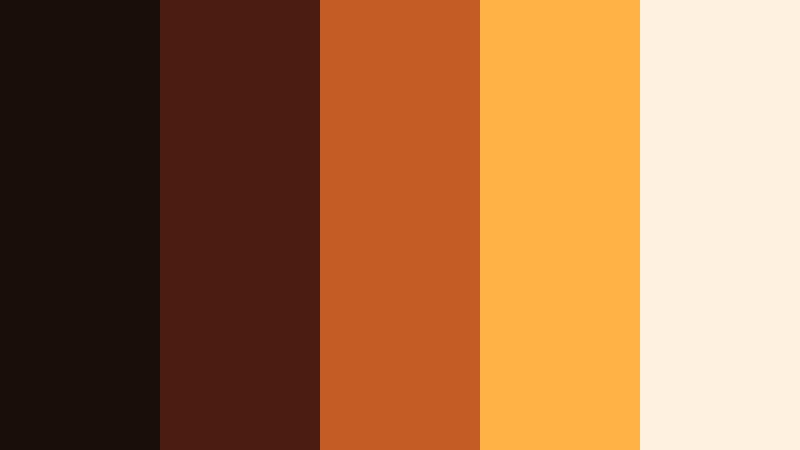 ember shadow depth 3d animation color color palette with hex codes