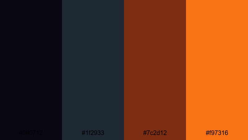 emberlit studio loft dark color palette with hex codes