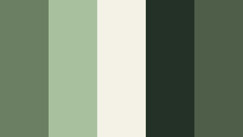 emerald canopy cinema soft moss green color palette with hex codes