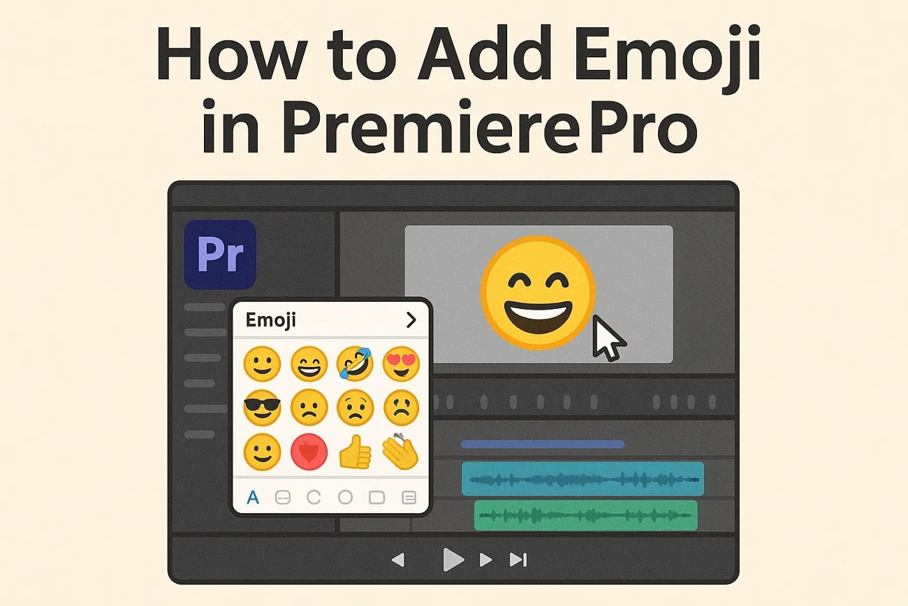 add emojis in premiere pro