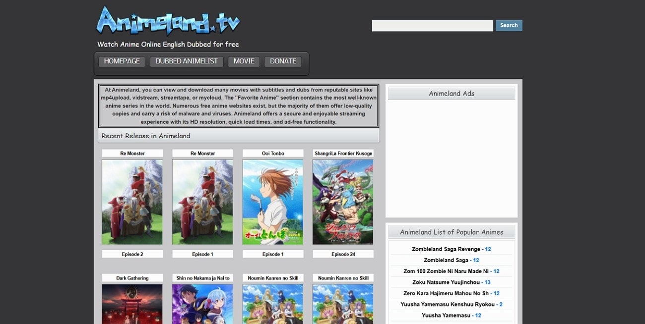  login and watch anime on animeland.tv 