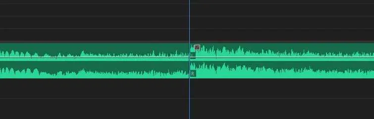 cutting on audio clip