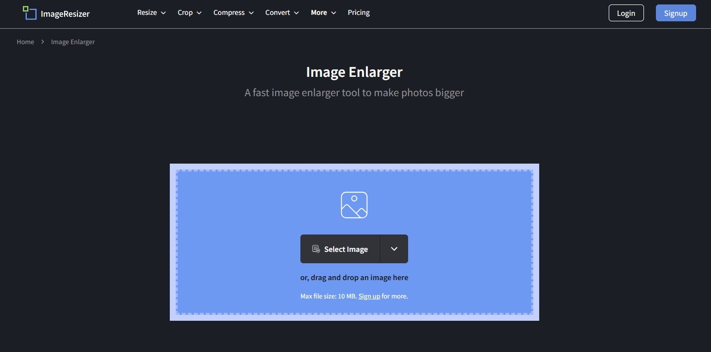 open image resizer