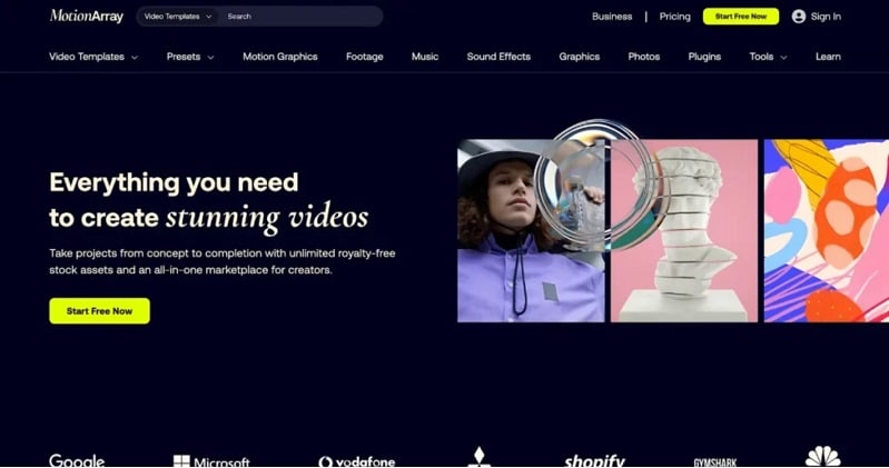 envato alternative motionarray