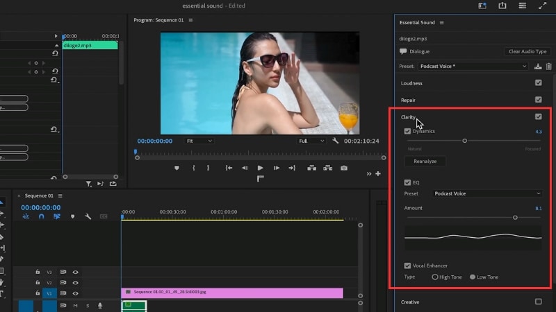 enhance the clarity