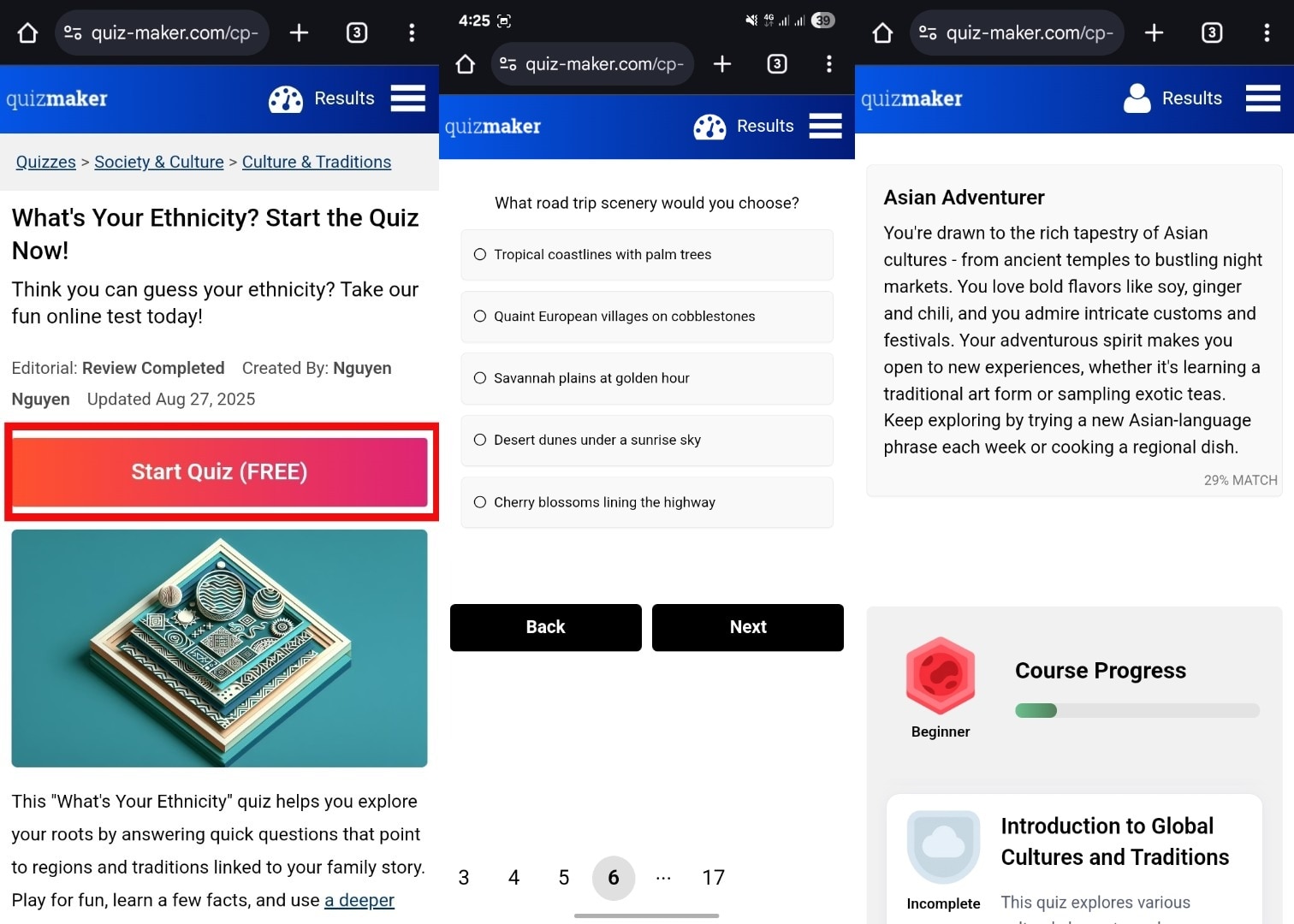 how to use quizmaker