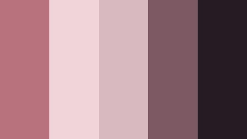 evening jazz rose antique rose color palette with hex codes