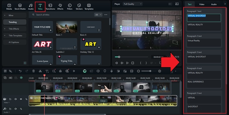 edit and customize the text