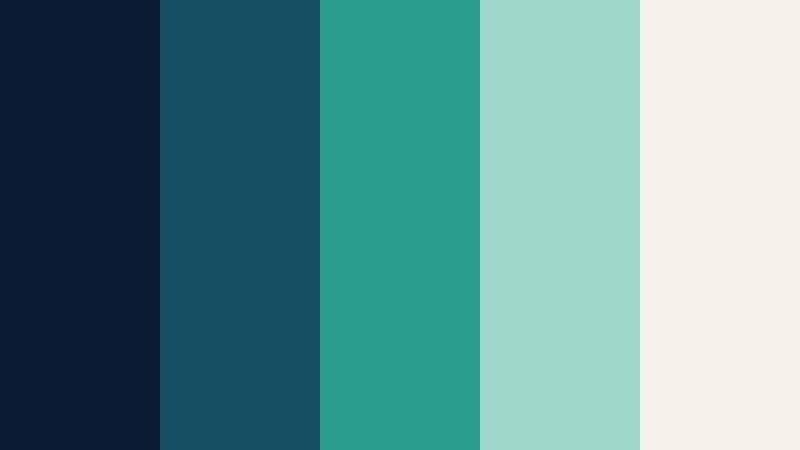executive cloud navy and teal cloud platform color color palette with hex codes