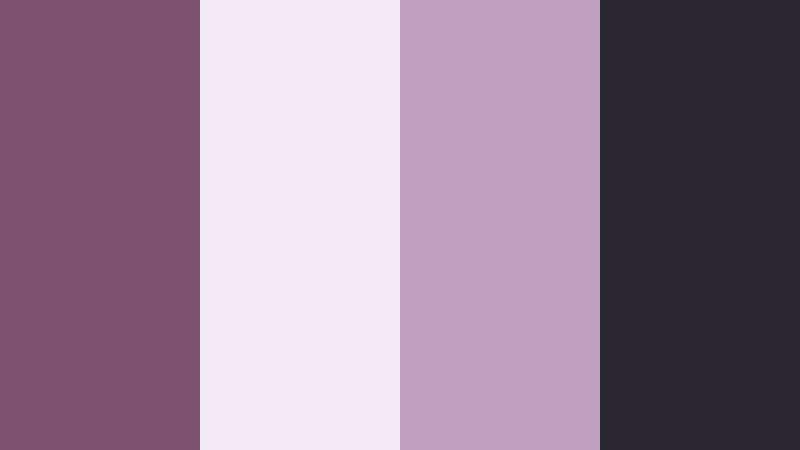 executive orchid suite muted plum color palette with hex codes