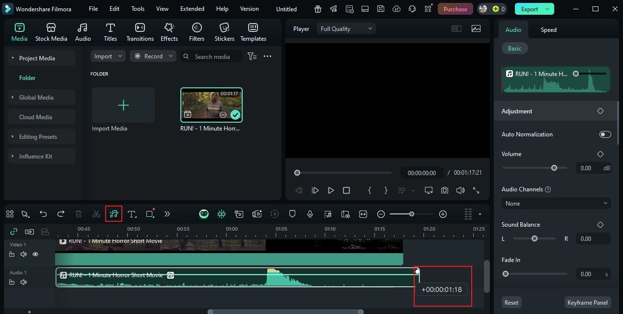 stretch audio file