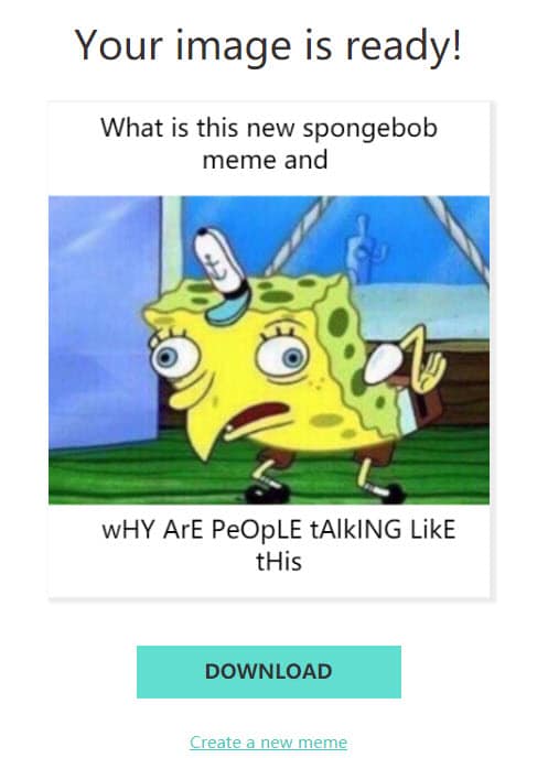 Mocking Sponge Bob Meme Generator