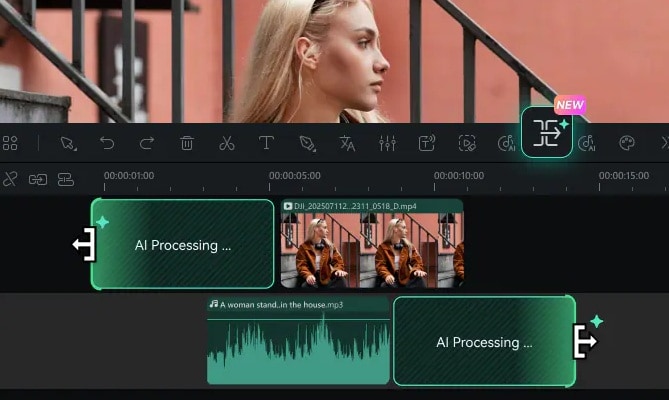 extend video with filmora