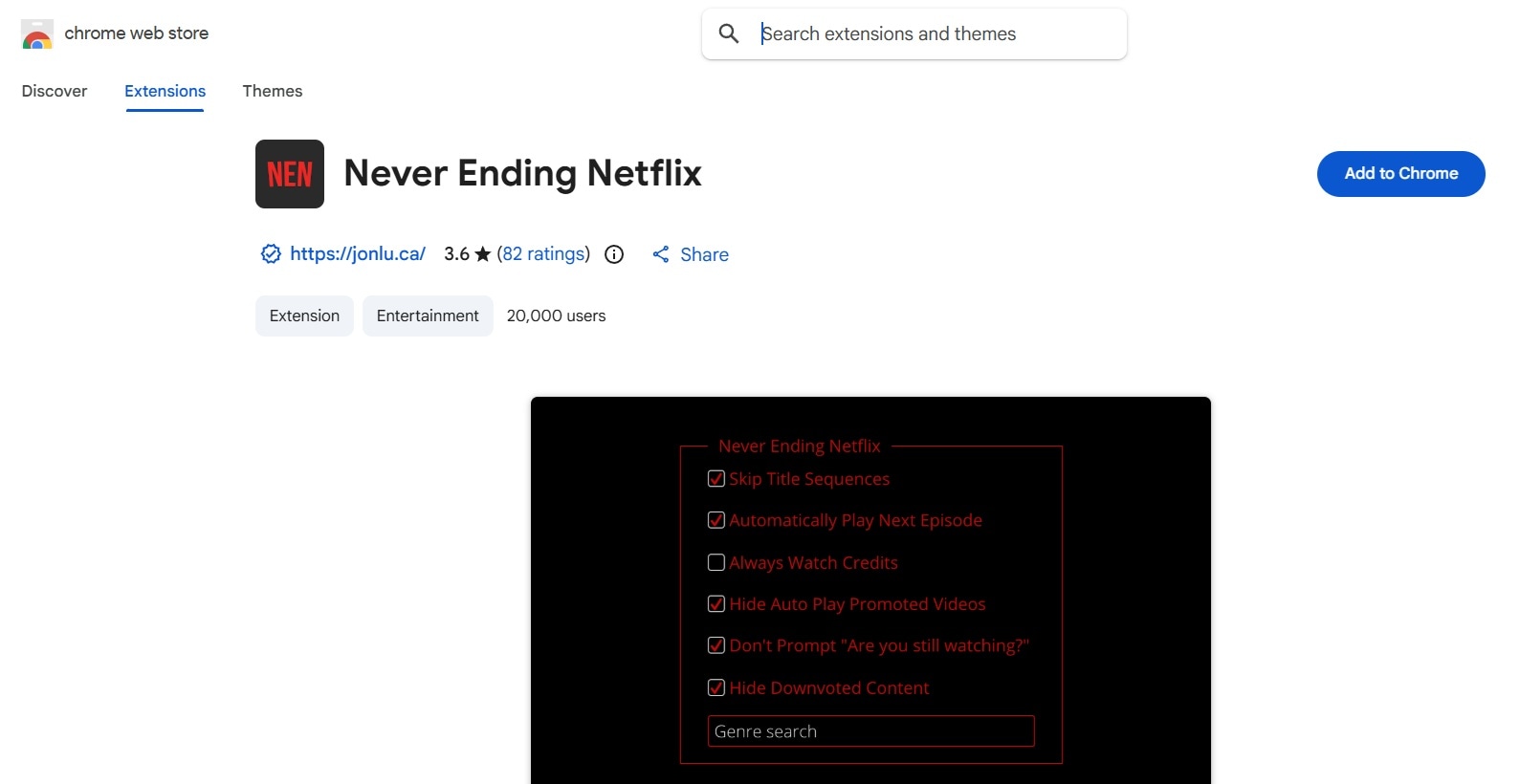 never ending netflix chrome netflix extension