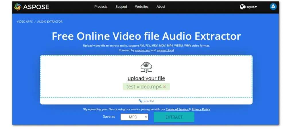 extract audio from mkv with aspose