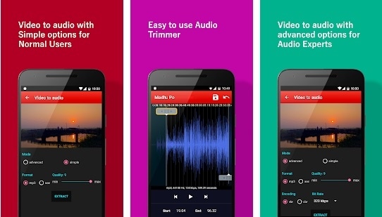 how to extract audio from video android
