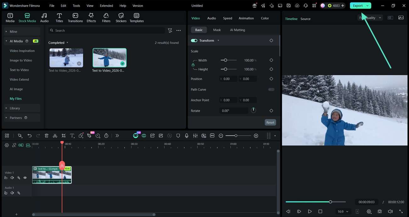 preview results and save