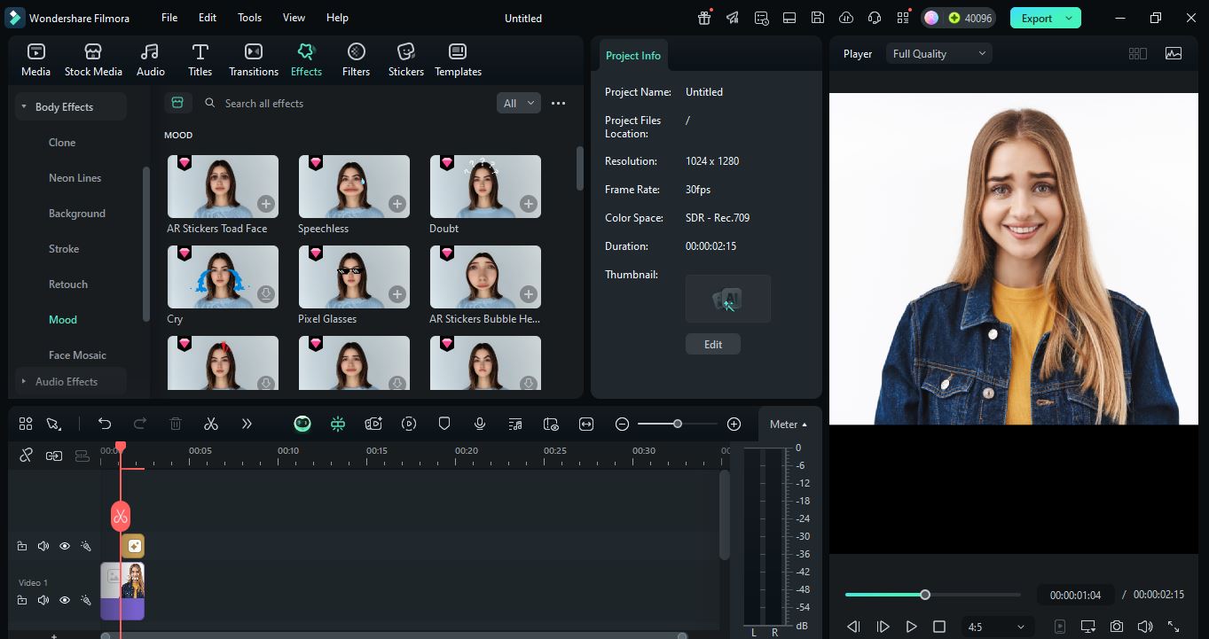 filmora video templates