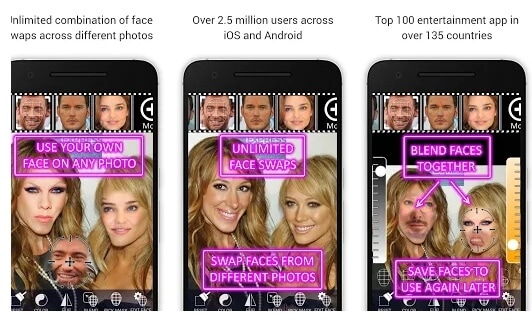 適用於 iPhone 及 Android 裝置的最佳換臉應用程式