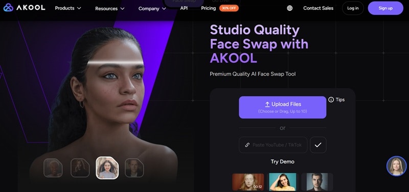 akool face swap live app online