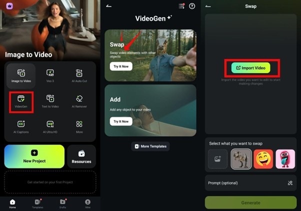 filmora videogen