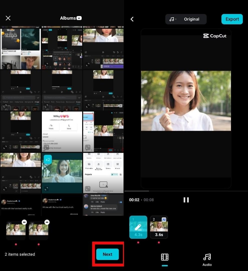 using capcut swap template