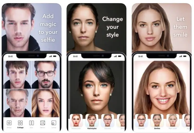 用 FaceApp 改變性別