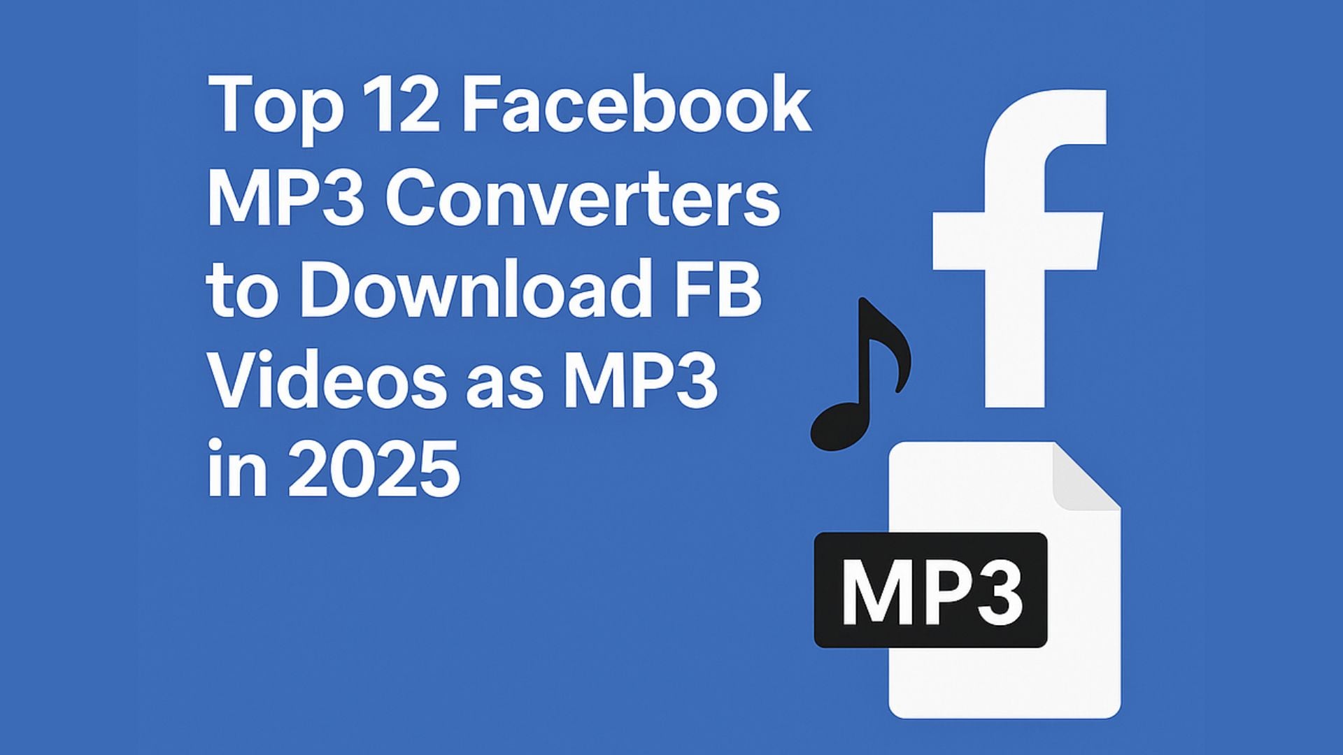 top 12 facebook mp3 converters