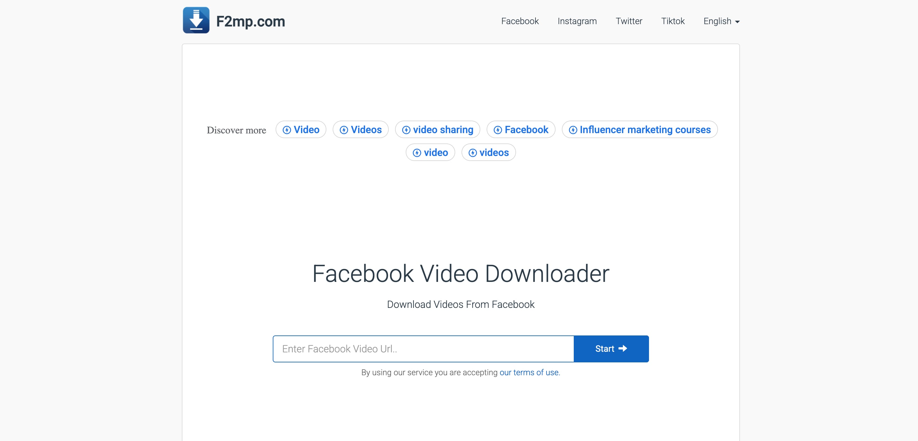 f2mp facebook to mp3 converter