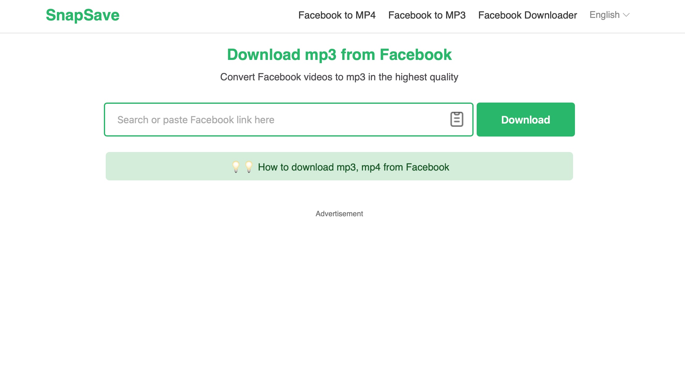 snapsave facebook to mp3 converter