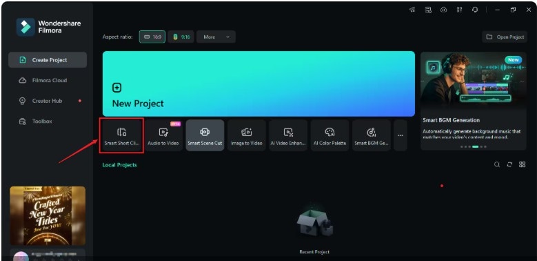 click smart short clips