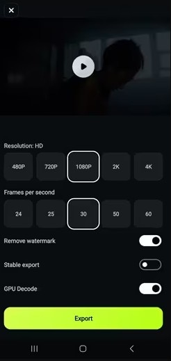 export and save facebook short video