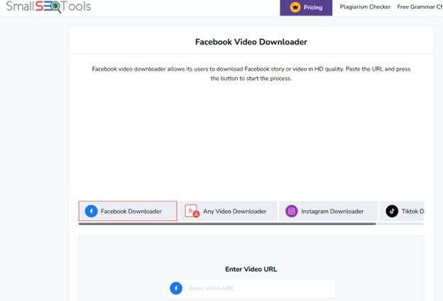 smallseotools interface