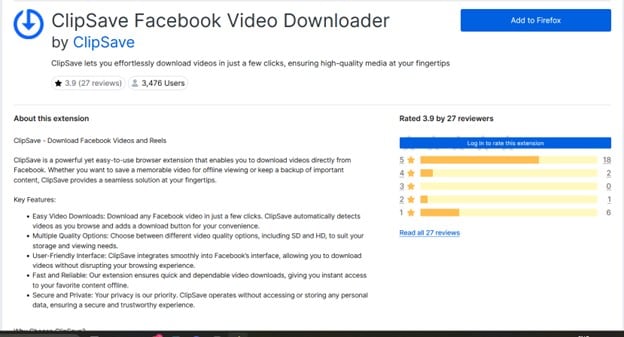 clipsave mozilla page