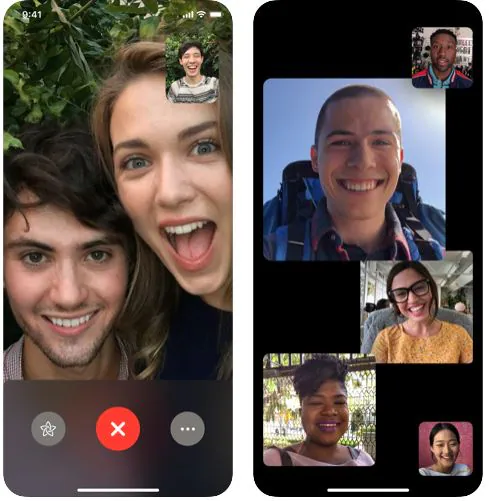 FaceTime videohívás