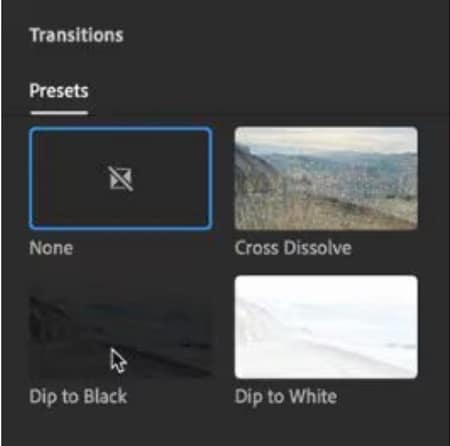 fade out audio effects in premiere rush