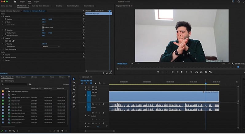 import clip to timeline