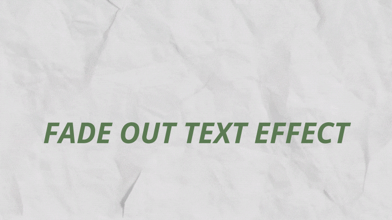 fade out text filmora