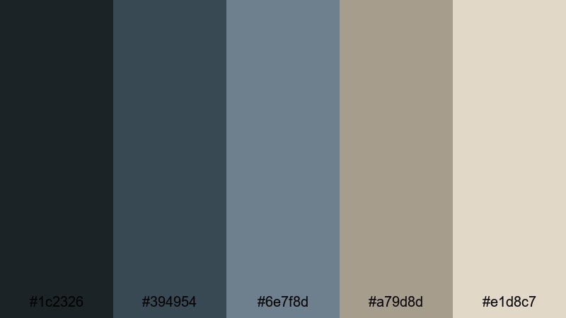 faded band tee 90s grunge color palette with hex codes