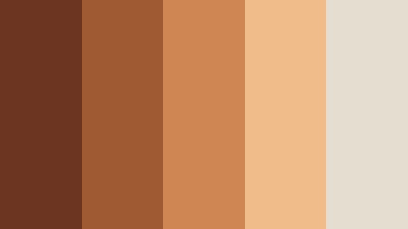 faded cine spice burnt cinnamon color palette with hex codes